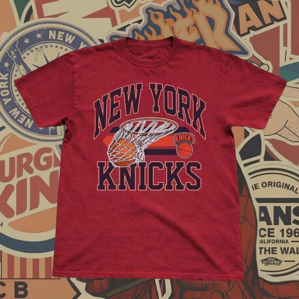 90S New York Knicks Red T-Shirt